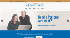 Desktop Screenshot of potomacconcierge.com