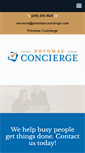 Mobile Screenshot of potomacconcierge.com